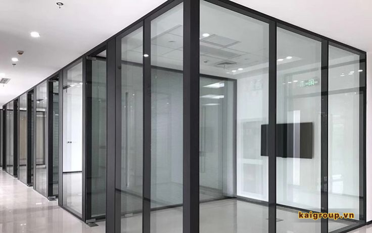 10 Mẫu vách nhôm kính hot nhất 2025